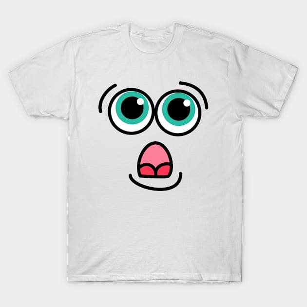 Funny Face T-Shirt by labatchino